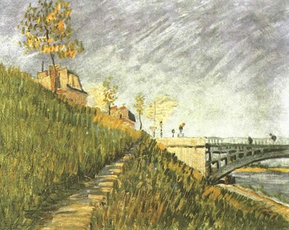 Vincent van Gogh Berges de la Seine pr_s du pont de Clichy 1887